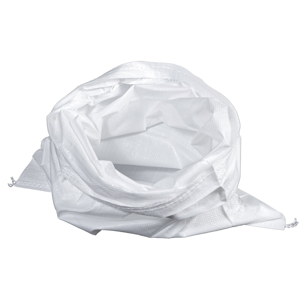 HaGa® sacco in tessuto 55 x 135 cm sacco in PP per carichi pesanti sacco per cereali bianco