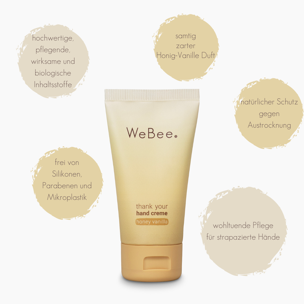 Il nostro regalo per te: WeBee® Crema per le mani al miele e vaniglia