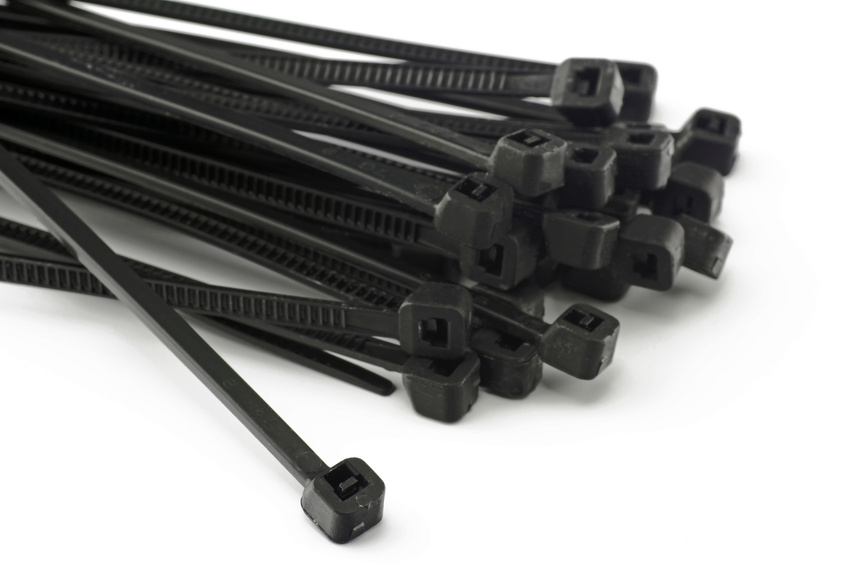 100 Stück Kabelbinder 300mmx3,6mm für Schattiernetz Zaunblende Zaun in silber