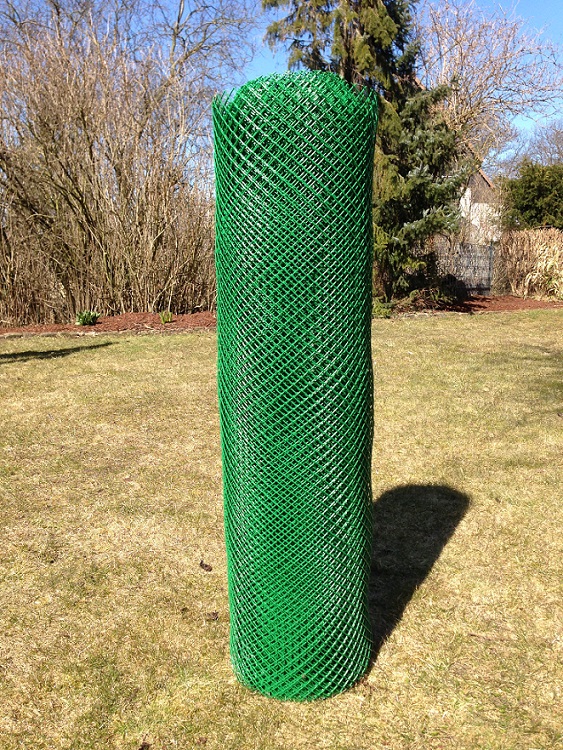 Kunststoffzaun in 1,2m Höhe Masche 20mm Gartenzaun grün (Meterware)