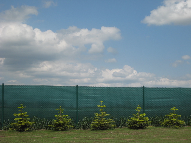 HaGa® Panneau de clôture Pare-vue Filet d'ombrage 85% en 0,9m br. vert (au mètre)