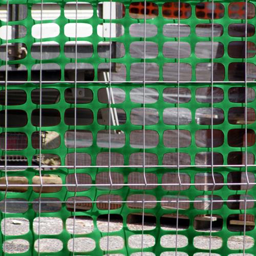 Recinzione a barriera 1,2 m x 25 m recinzione da cantiere recinzione di sicurezza recinzione da cantiere 120g/m² in verde
