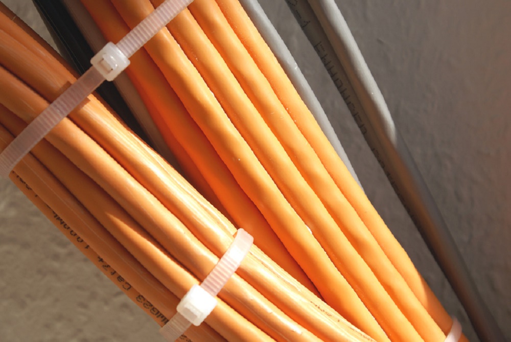 100 Stück Kabelbinder 200mmx2,5mm für Zaunblende Bambusmatte Zaun in weiß