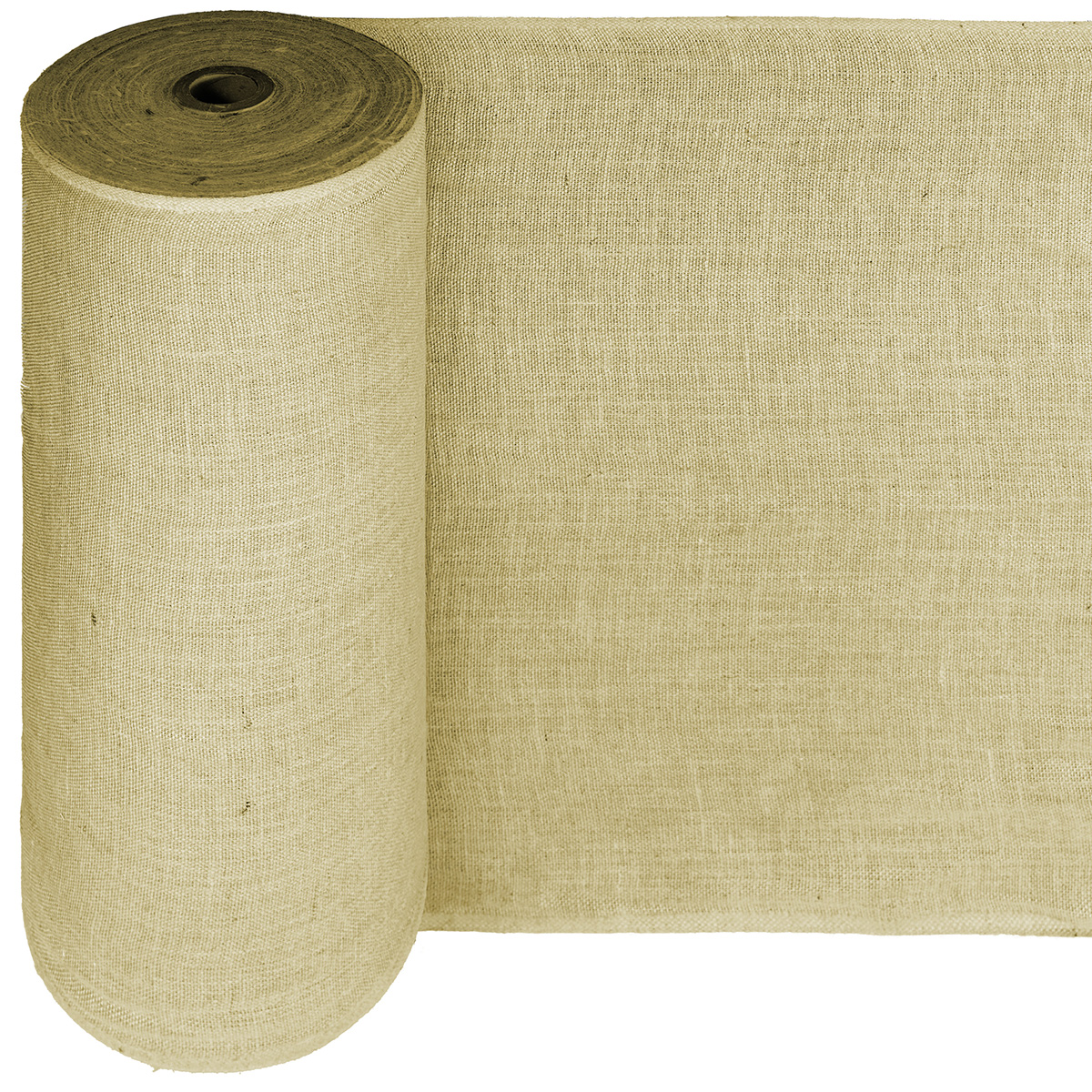 Tissu de jute en largeur de 1 mètre Protection hivernale Tissu d'ombrage Tissu de jute (marchandise au mètre)